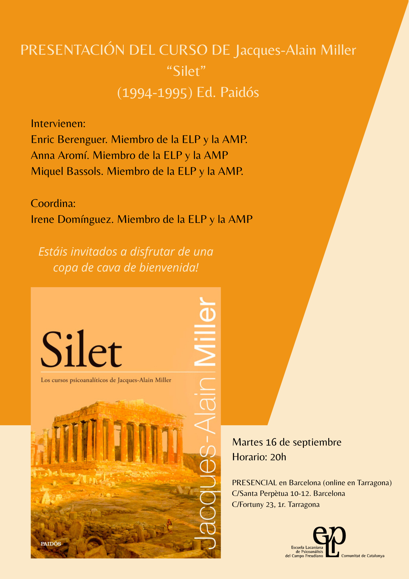 Presentación del curso de Jacques-Alain Miller