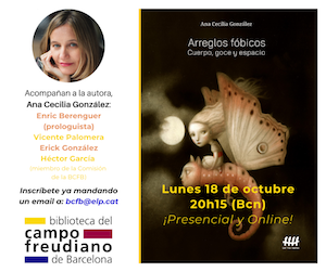 Presentació de llibre: Arreglos fóbicos. Cuerpo, goce y espacio,