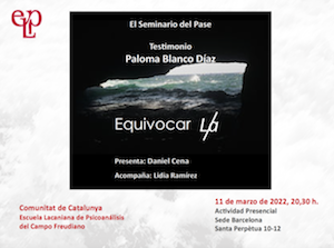 Seminari del Passi. Equivocar L/a