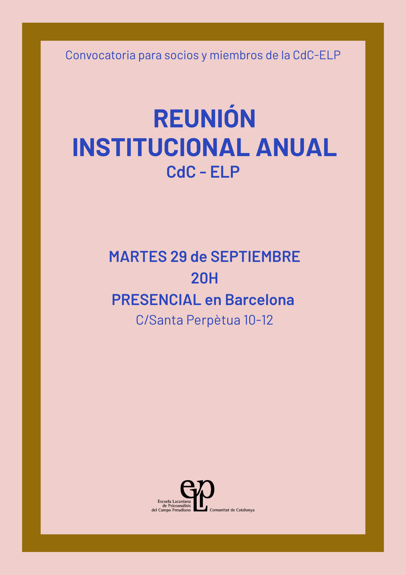 Reunión Institucional 2026