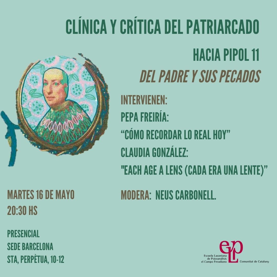 CLÍNICA Y CRÍTICA DEL PATRIARCAT. Cap a PIPOL 11