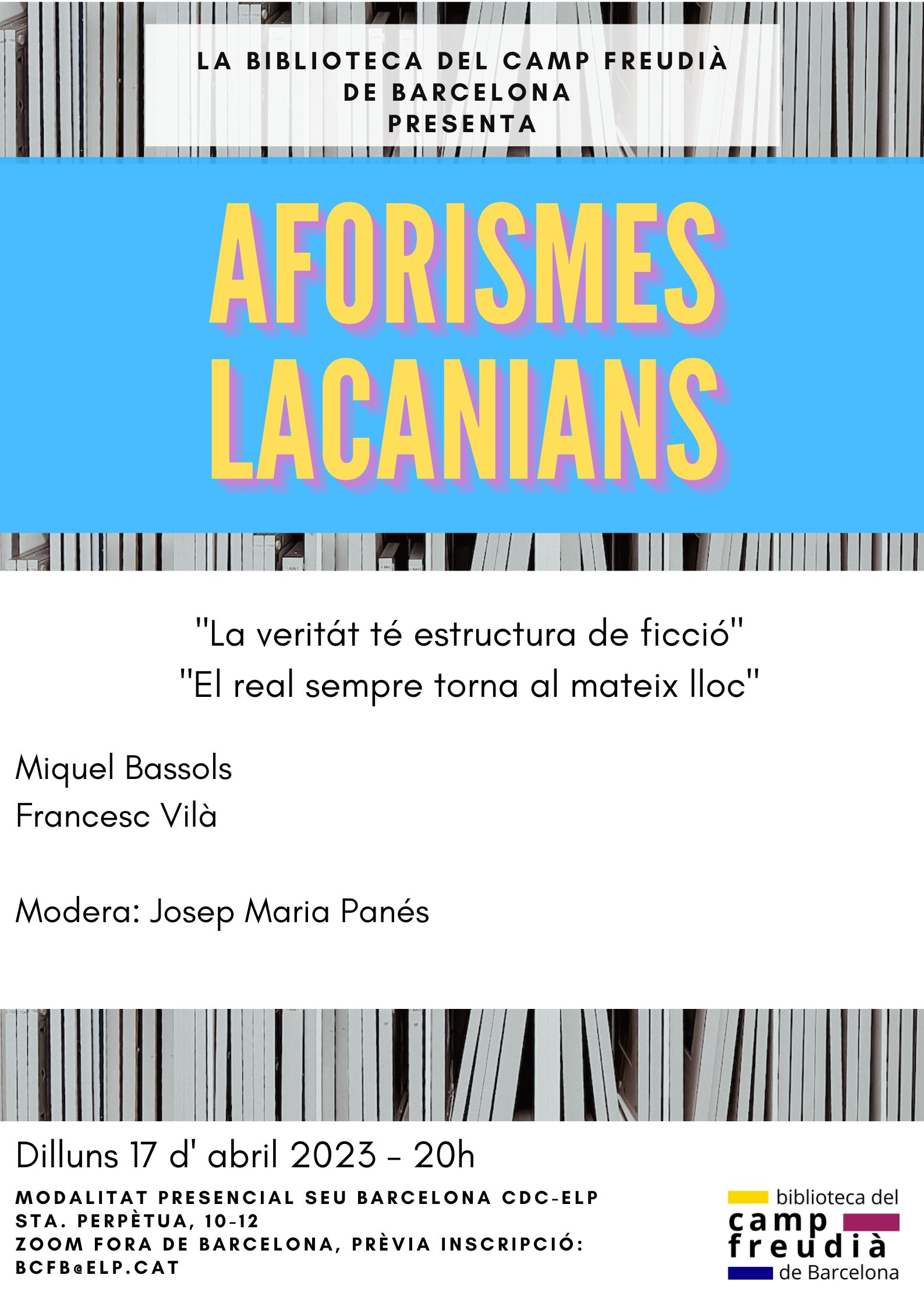 Cursus Obert Aforismos Lacanianos.