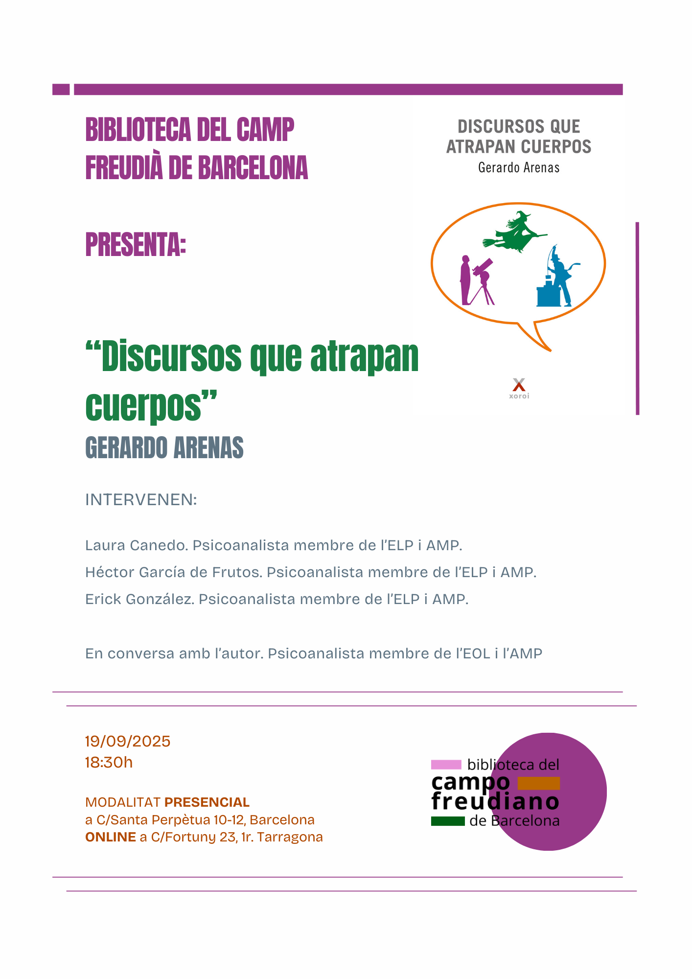 Presentació de llibre - BCFB
