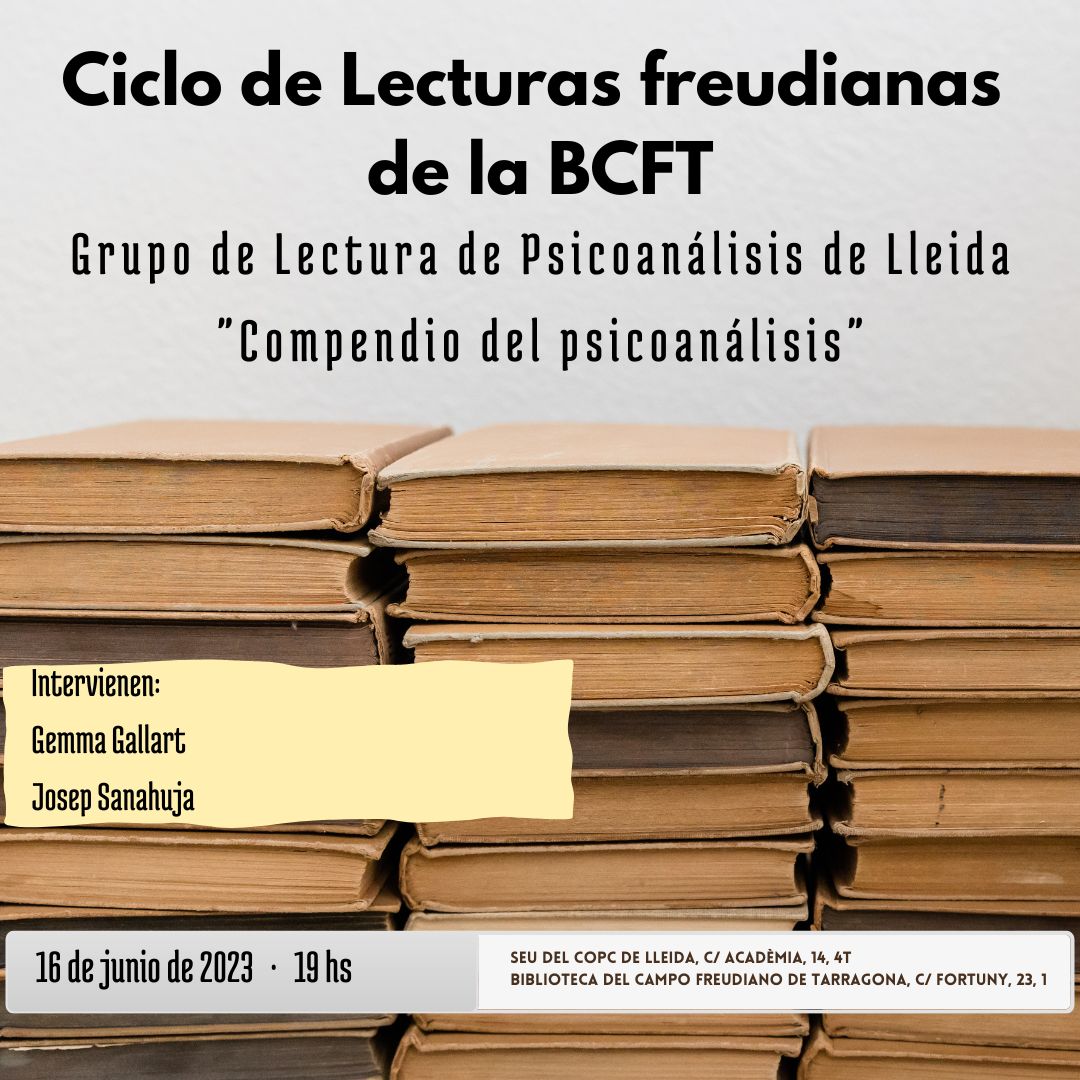 Cicle de Lectures Freudianes de psicoanàlisi