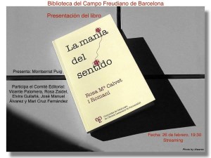 Presentació de llibre: La manía del sentido