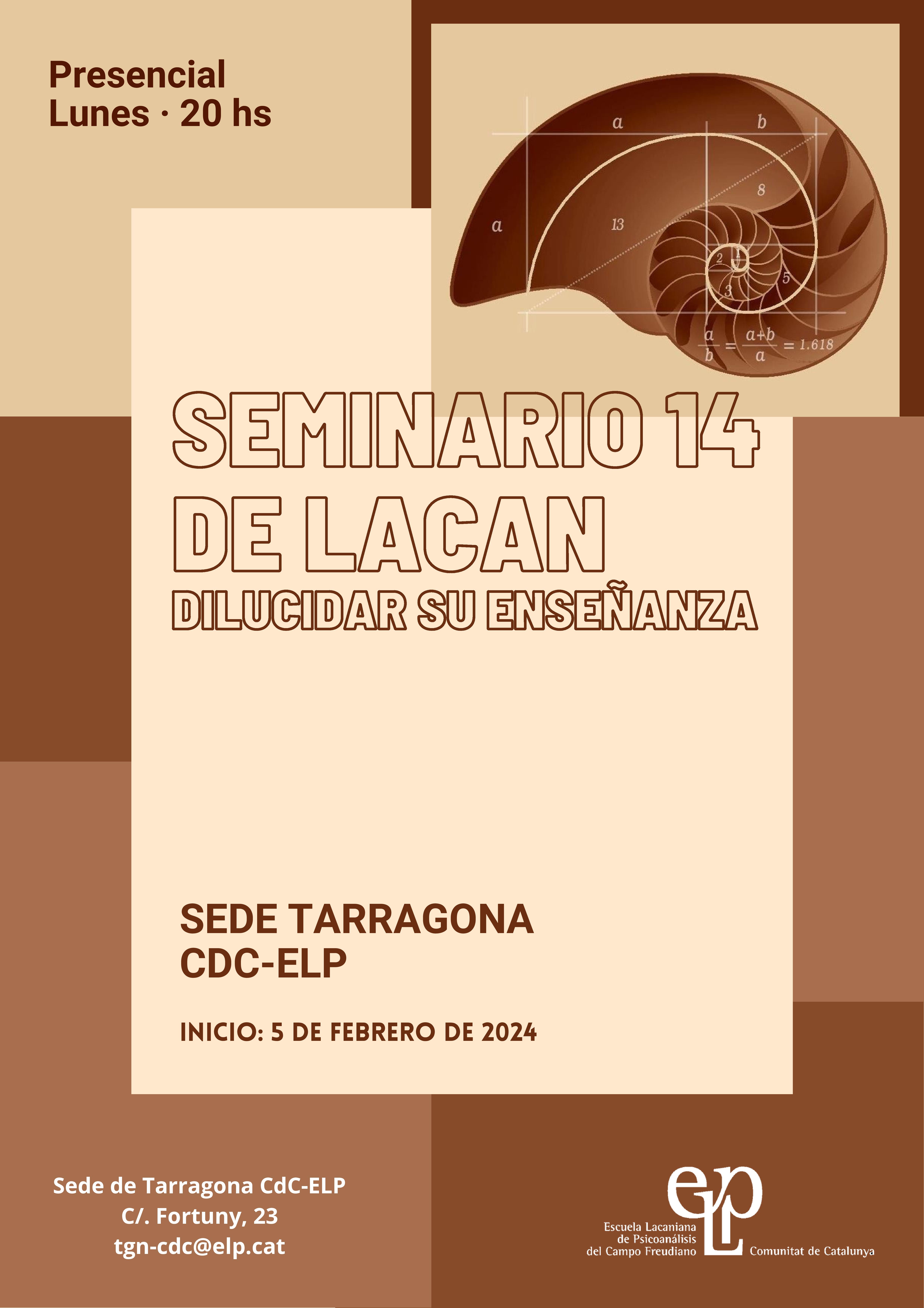 Seminari 14 de Lacan, dilucidar-ne l'ensenyament